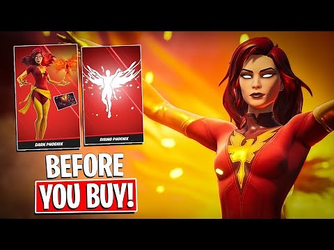 *NEW* DARK PHOENIX (Marvel Series) Gameplay + Combos! Before You Buy (Fortnite Battle Royale)