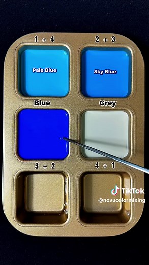 Combining Blue and Gray: Creating Unique Color Shades