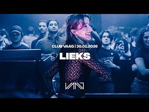 LIEKS | Club Vaag Antwerp | Hard Techno & Industrial Rave Livestream 2026