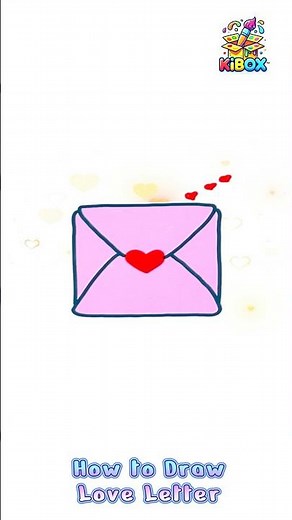 Drawing Pink Valentine’s Letter 💌🩷 | Super Easy Cute Digital Drawing