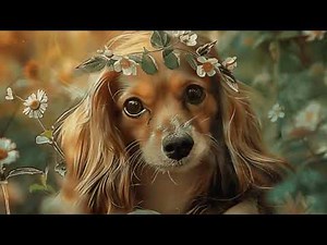 Girl in Furry Dog Transformation Animal Morph