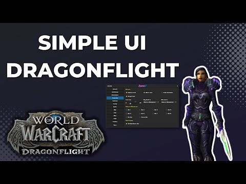 DRAGONFLIGHT Clean UI - Minimalistic & Dark UI