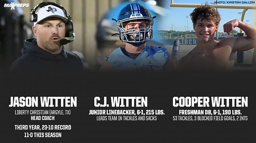 Head Coach Jason Witten and Liberty Christian Look to Complete Perfect Season in Texas