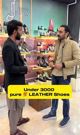 Affordable JFW 100% Pure Leather Shoes Under 3000