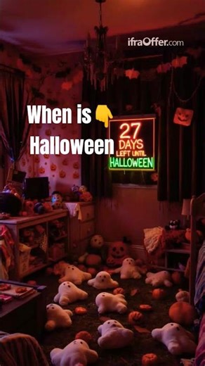 👻 When is Halloween 2025? | 27 Days Until Halloween 🎃 #Halloween2025 #HalloweenCountdown