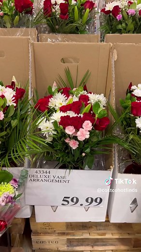 Valentine’s Flowers at Costco!!!