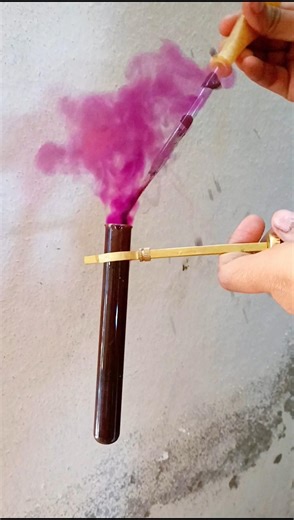 𝗜𝗼𝗱𝗶𝗻𝗲💜#shorts #science #chemistry #practical #explore #experiment #art #love #school #colors #lab