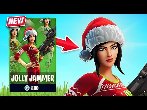 New Jolly Jammer Skin Gameplay - Cozy Command Set! (Fortnite Battle Royale)