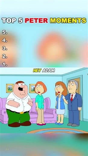 Top 5 Peter Griffin Moments in Family Guy