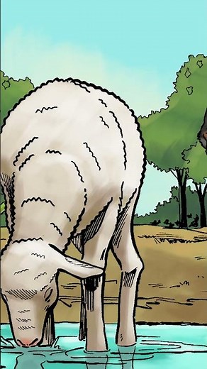 Il lupo e l'agnello - Le favole di Esopo - Storia e Mitologia Illustrate #Shorts