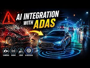 How ADAS works? I found these roles of AI in optimizing ADAS!! #AI #ADAS #automobile #future