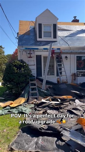 Wrapping up another beautiful roof in Dover, NH today! The sun is shining, the leaves are falling, and this home is ready for the season! 🍂 Ready for your upgrade? Call us today at 603-749-8998 #DoverNH #roofreplacement #roofing #newhamshire #fall | Professional Roofing Co.