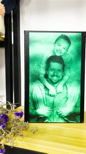 Turn Dad’s photo into laser-cut canvas art.⁠ Spray-painted & laser-engraved with Falcon A1 10W — a Father’s Day gift that lasts.⁠ ⁠ 🔗 Link in bio⁠ ⁠ #falconlaser #FathersDay #FalconA1 #LaserEngraving #CustomCanvas | Falcon Laser Global