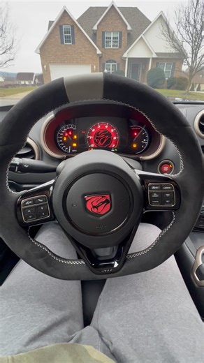 POV Starting up a V10 Dodge Viper ACR Extreme
