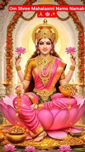 Shree Mahalaxmi Ashtakam | Powerful Lakshmi Stotra for Wealth & Prosperity | #bhakti #shorts #viral