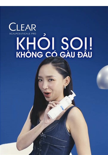 Khỏi Gàu với Clear Scalpceuticals Pro