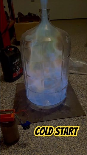 Jam jar pulse jet cold start