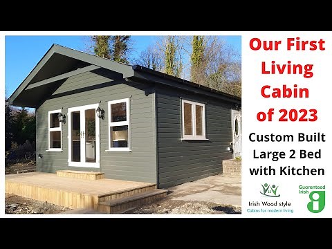 Large 2 Bedroom Log Cabin Style Building - Built in 6 to 8 Weeks