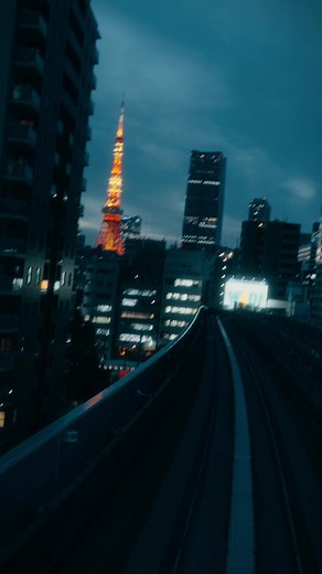 Tokyo Train Aesthetic Views | Cinematic Japan Videography