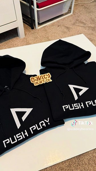 I had the honor of embroidering for @pushplaycreate this week. They are a Bay Area podcast studio - where recording, editing, hosting, and distribution happens under one roof. Go check’em out! #bayarea #embroidery #smallbusinesssupport #smallbusines #podcasting