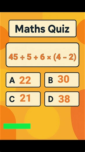 🔥 BODMAS Challenge Quiz | Can Solve These Tricky Maths Questions? 🤯✏️ #maths #mathstricks #ytshorts