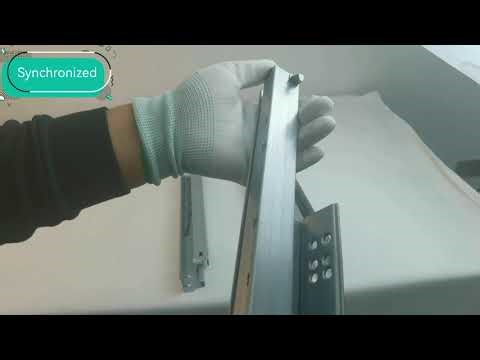 Difference between HanSom synchronized and non-synchronized undermount slides