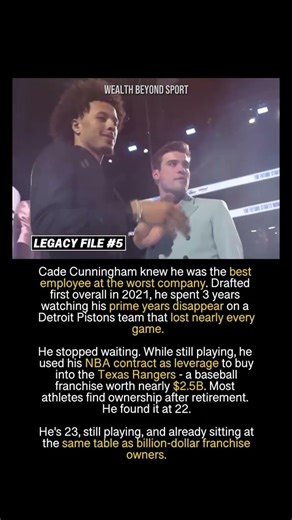 Pistons Star Cunningham Grabs Stake in $2.5B Rangers at Age 23