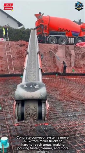 Concrete Conveyor tool Fast Pouring for Construction Work#tool