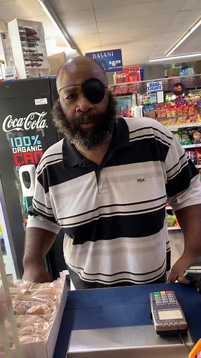 oOoOoohhh .. #fyp #eyepatch #gasstation #customers #humor #mask | Death by VFlow