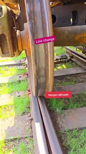 Train Wheels Changing Lines on a Crossover