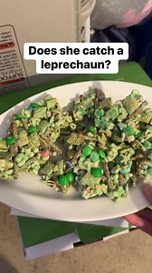 The leprechaun bait worked 😂 | Olivia