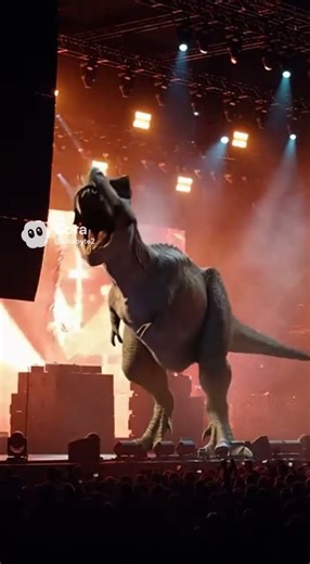 T-Rex Rock Concert Meltdown 🦖🎸🔥 The Clap That Never Comes #animation #funny #ai
