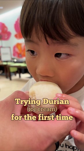 47K views · 1K reactions | Have you tried durian? This was her first time trying it and she liked it! #durian | The CrunchBros | Facebook