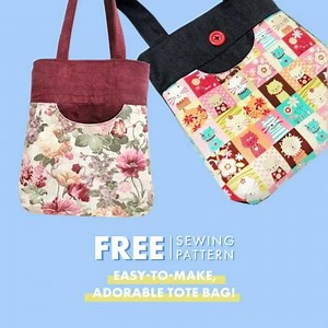 12K views · 236 reactions | ✂FREE Easy-to-Sew Bag Pattern✂ Perfect for all sewing levels! Create your bag today! DOWNLOAD NOW - makeri.st/freebie-bag | Sewing Café | Facebook