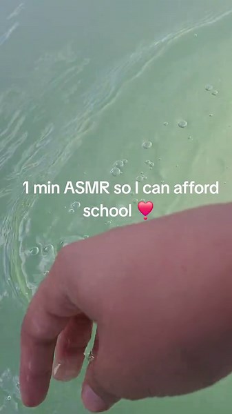 ASMR water flutters❣️ #asmrsounds #tapping #badasmr #asmr #asmrvideo