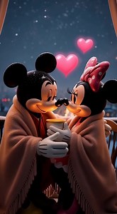 Midnight Balcony Love 💖 #midnightlove #winterromance #mickeyandminnie #cozylove #romanticcartoon #lovestory #nightvibes #animatedlove #cartoonromance #couplegoals #shorts #reels #viralvideo | Graphic Design Junction
