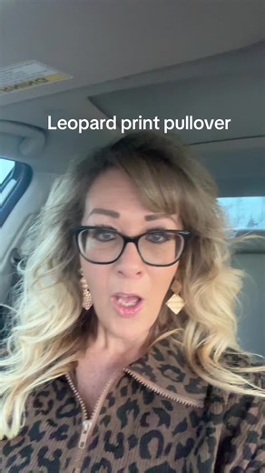 $23.51 Leopard Print Pullover Jacket! You will love this stylish long sleeved jacket with collar and 1/4 zipper! It is perfect for fall fashion outfits!it has a great beveled texture and is adorable!#leopardprint #falloutfits #falloutfitinspo