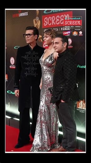 Karan Johar Arrives in an All-Black Ensemble at Chetak Screen Awards 2026 Red Carpet | Screen