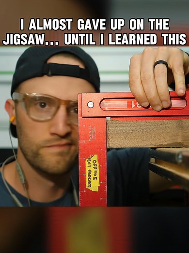 I almost gave up on the jigsaw... until I learned THIS // Part 1 #woodtok #tools #equipment #instructional #jigsaw #information #diyproject #foryoupage