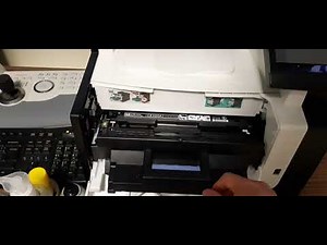 Hp LaserJet Pro CM1415fn color MFP "Paper jam error" Troubleshooting repair.