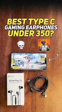 Ptron Boom Play X3 🔥 Best type c gaming earphones for bgmi under 500 rs #earphone #bgmi