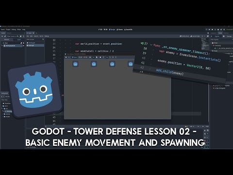 Godot Tower Defense Lesson 03 - Enemy Movement and Spawning