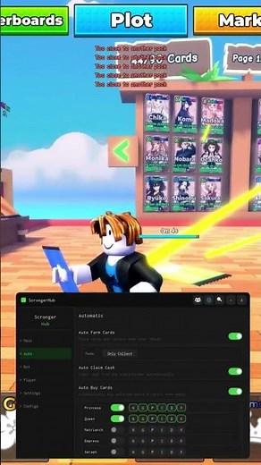AFK Farm Rainbow Cards FAST! 🌈 Anime Waifu Card Collection #roblox