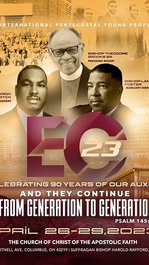 Enjoy this flashback video of Bishop Robert W. McMurray! Join us we celebration of 90 years of The IPYPU! Registration is open for Empowerment Conference EC’23 in Columbus, OH! April 26-29 ⤵️ https://linktr.ee/ipypu #IPYPU #EC23 #pawinc #ipypuhistory #apostolic #pentecostal | International Pentecostal Young People's Union (IPYPU) of the P.A.W.