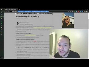 Java ile Nesne Yönelimli Programlama | Soyutlama (Abstraction) Teorik ve KODLAMA (coding)