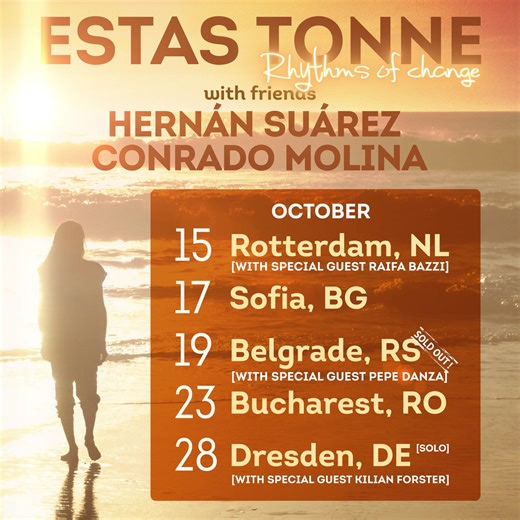 With a heavy heart, I’m going on tour, considering what’s happening in Israel/Palestine, Ukraine/Russia. Human life is sacred, and it doesn’t matter what nationality or tribe it belongs to. It’s tremendously challenging to see what’s happening nowadays, and yet…may this music soothe the broken hearts and give hope for those attending our sound journeys to live, to love, to spread peace and harmony. We may not be aware entirely of what actually is going on due to political and media manipulations