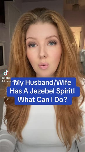 Zabrena on Instagram: "Help! My husband/wife has the Jezebel spirit! What can I do? #deliverance #deliveranceministry #jezebel #christiancontent #christianposts #christiantiktok #christianfaith #christianvideos #spiritualwarfare #christianwoman #christianreels #followingjesus #growinginjesus #faithingod #marriagegodsway"