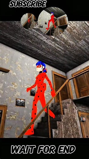 Small VS Large 💪 Ladybug #granny #shorts