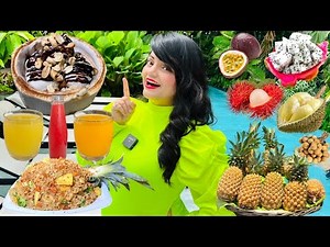 Living on Exotic Fruits for 24 Hours Challenge | Food Challenge