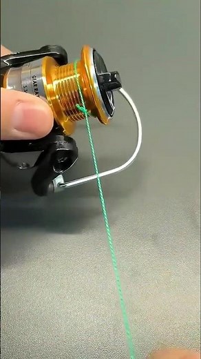 How to Tie a Spinning Fishing Reel Line